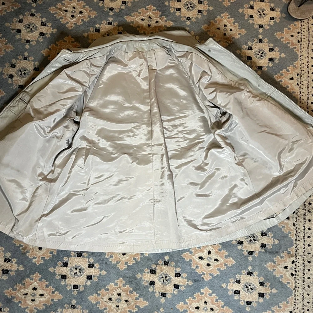 Vintage leather jacket car coat - Picture 6 of 10